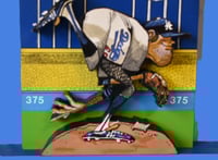 Image 8 of Los Angeles Dodgers 3D Wooden Diorama Cartooning Wall Hanging Décor