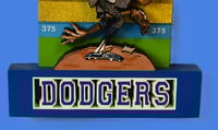 Image 10 of Los Angeles Dodgers 3D Wooden Diorama Cartooning Wall Hanging Décor