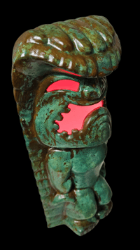 Image 8 of Tiki Classics Large 12" Wireless Ceramic Ku Tiki Lamp ANCIENT RELIC Edition