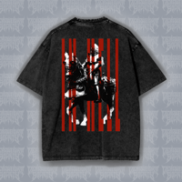 Image 2 of Hell Bound Oversize Snow Washed Tee