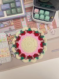 Image 1 of strawberry coaster
