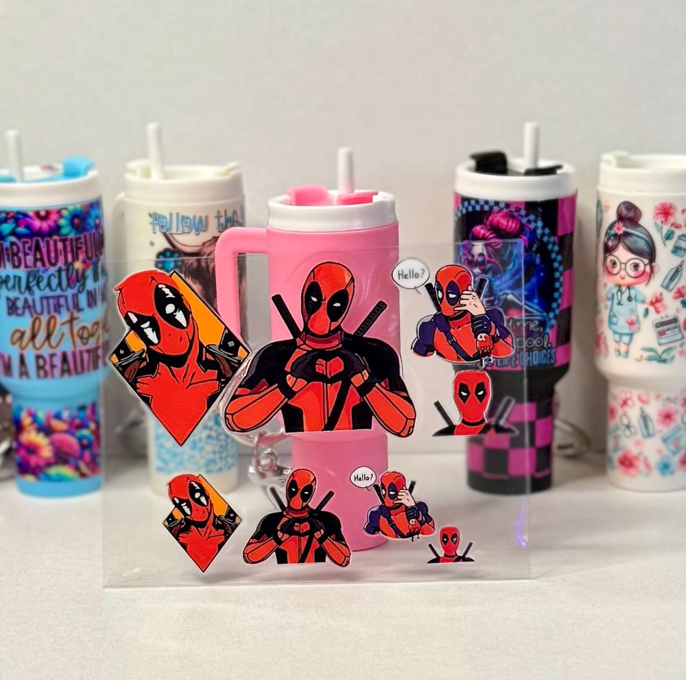 Image of Uv Dtf Wraps for Mini Tumbler Keychains 25 To Choose From