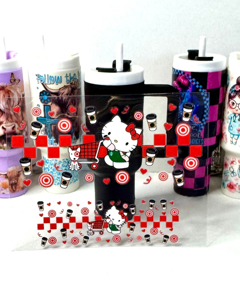 Image of Uv Dtf Wraps for Mini Tumbler Keychains 25 To Choose From