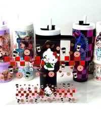 Image 2 of Choice of 20 Mini Tumbler Keychain Uv Dtf Wraps 20 To Choose From