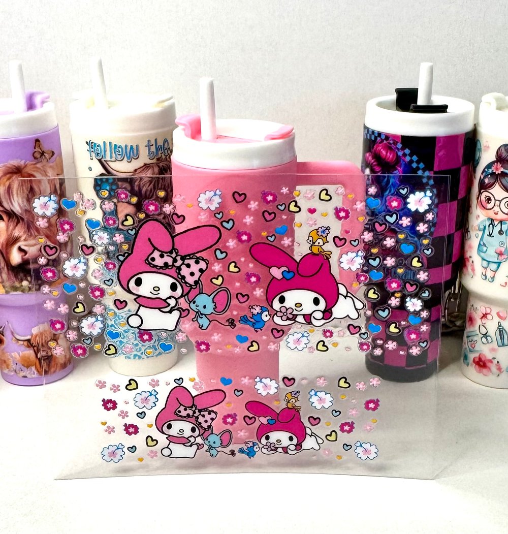 Image of Uv Dtf Wraps for Mini Tumbler Keychains 25 To Choose From