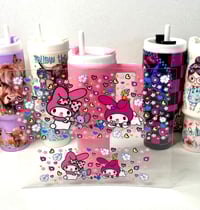 Image 8 of Choice of 20 Mini Tumbler Keychain Uv Dtf Wraps 20 To Choose From