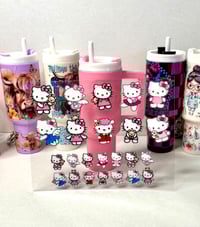 Image 9 of Choice of 20 Mini Tumbler Keychain Uv Dtf Wraps 20 To Choose From