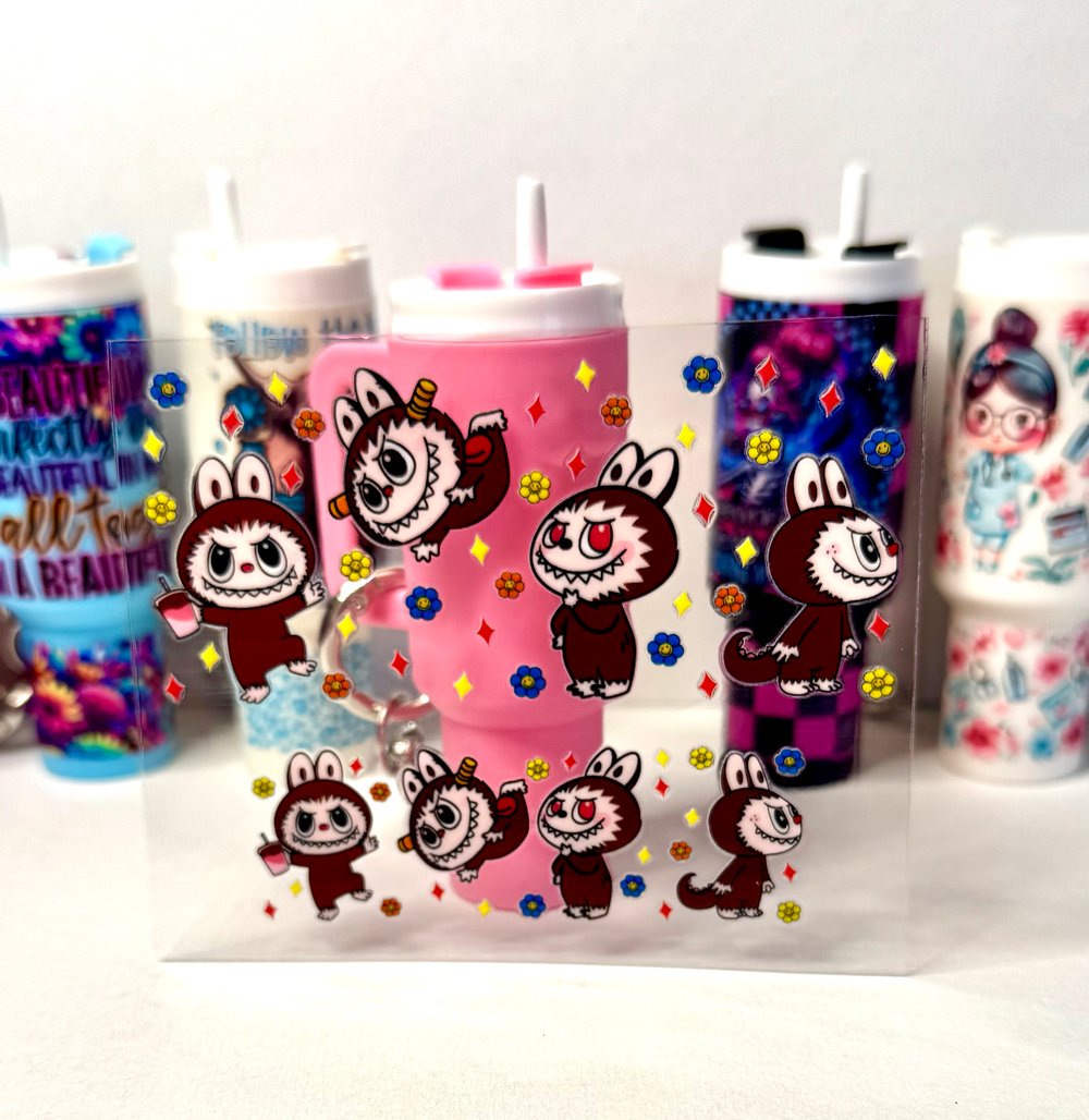 Image of Uv Dtf Wraps for Mini Tumbler Keychains 25 To Choose From