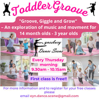 Toddler Groove: 14 months to 3 years