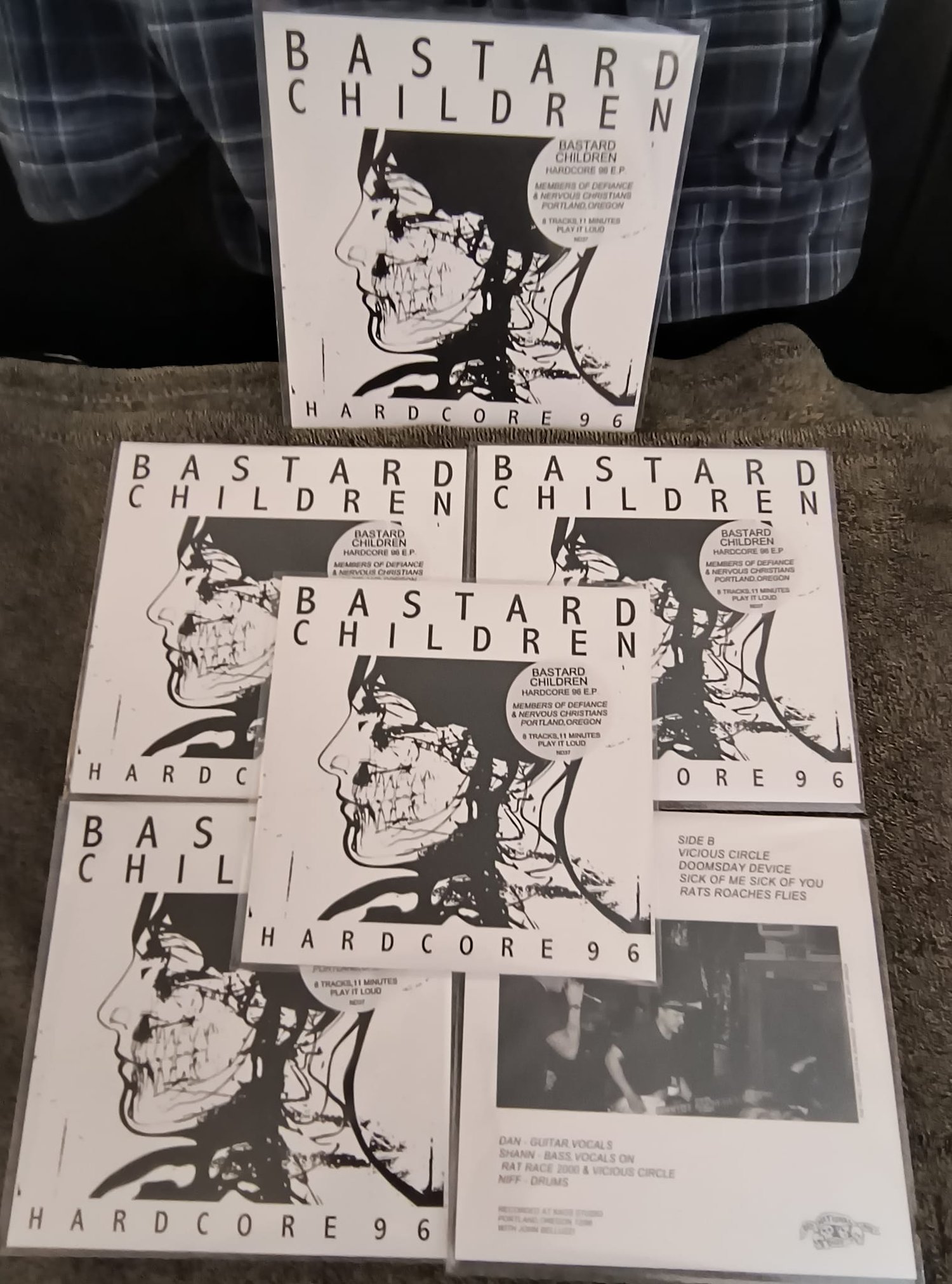Image of Bastard Children – "Hardcore 96" 7"