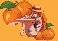 A5 Nami Tangerine Summer Pinup