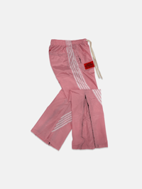 Image 2 of  GIRLS ARE DRUGS® FLARED TRACK PANTS - SOFT PINK