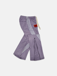 Image 2 of  GIRLS ARE DRUGS® FLARED TRACK PANTS - LAVENDER