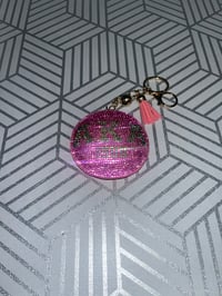 Image 4 of Red &White Blingy Keychain