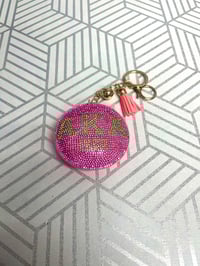 Image 7 of Red &White Blingy Keychain