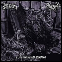 Image 1 of DRAWN & QUARTERED / RAVENOUS DEATH  “ Decompositions Of The Flesh”  CD
