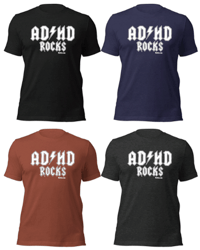 Image 1 of ADHD Rocks Canvas Bella Tee - FREE SHIPPING!!