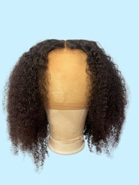 Image 2 of 12” 4x4 Kinky Curly Glueless Wig