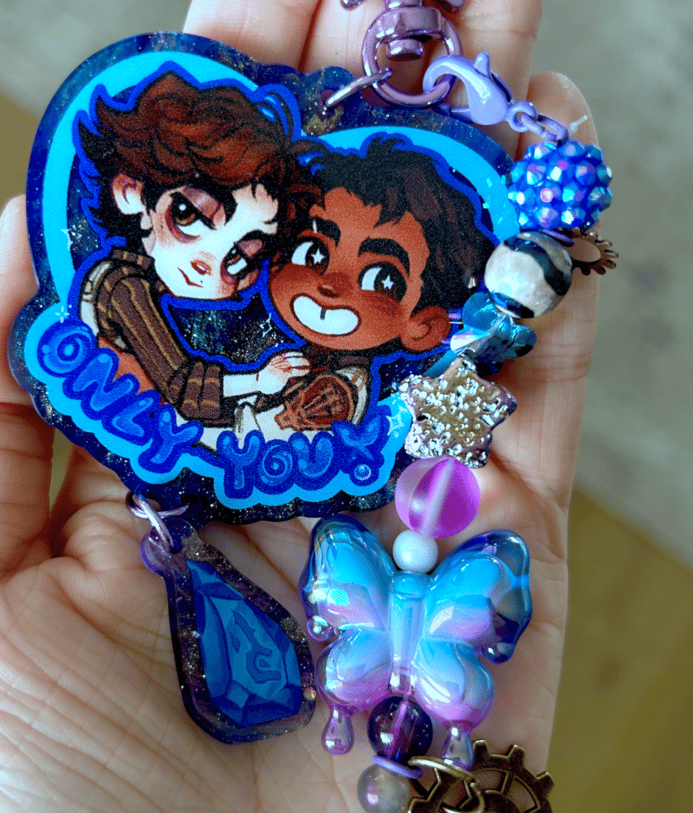 ✶ Jayvik inspired✶ OOAK Beaded Cellphone Charms