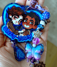 Image 2 of ✶ Jayvik inspired✶ OOAK Beaded Cellphone Charms