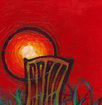 Image 4 of  'Outsiders' - Acrylic on Canvas Panel, 5x7 Framed