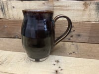 Image 1 of 5.5” Leaf mug from the Midnite collection 