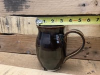 Image 4 of 5.5” Leaf mug from the Midnite collection 