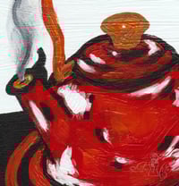 Image 3 of 'Post Modern' - Acrylic on Canvas Panel, 5x7 Framed