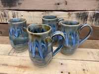 Image 1 of 5.5” Leaf Mug Set of 4 from the Ethereal collection 