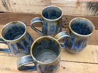 Image 3 of 5.5” Leaf Mug Set of 4 from the Ethereal collection 