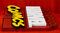Image 7 of Deadpool Logo – Marvel Comics 3D Hand Crafted Wooden Wall Hanging Artwork.