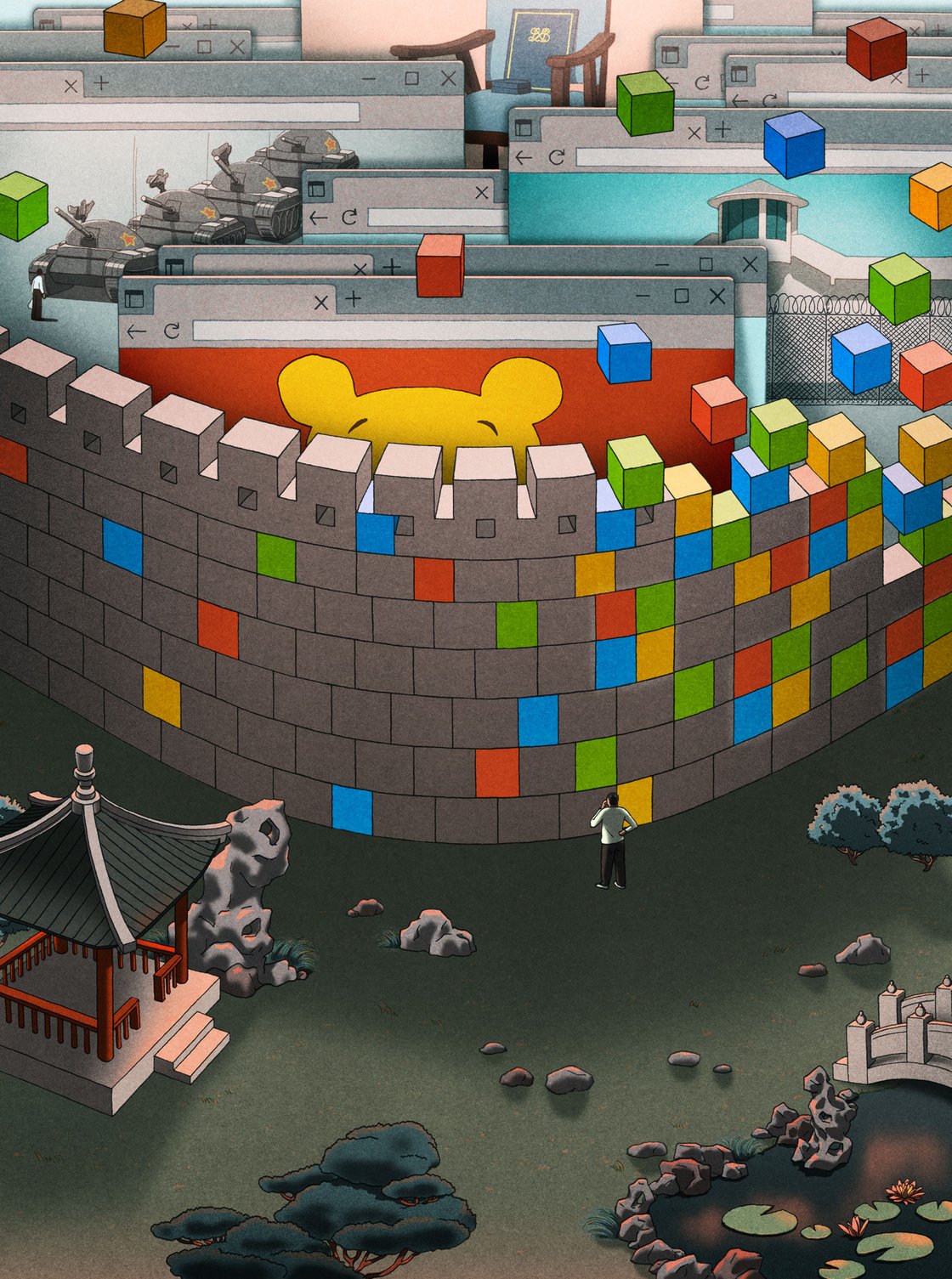 Image of The Great Firewall print