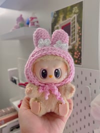 Image 2 of labubu bunny hats