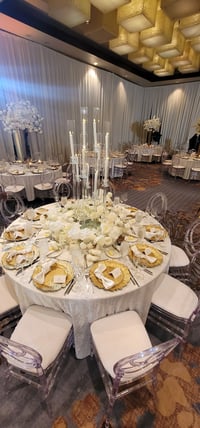 Image 4 of Clear Glass  Candlelabra  10 arms 