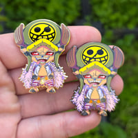 Feathered Pirate Pin (Gold and Black Nickel)