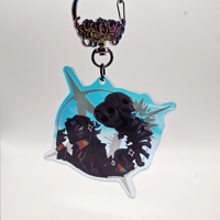 Image 4 of Holographic Foil Withers Rainbow Acrylic Charm