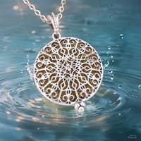 Image 1 of Mindful Moments Necklace 🌿 – Artisan Craftsmanship & Calm
