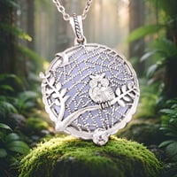 Image 1 of Delicate Owl Diffuser Necklace ✨ – Subtle Elegance for Every Outfit