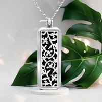 Image 1 of Unisex Stainless Steel Aromatherapy Necklace ✨ – Durable & Stylish Wellness