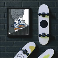 Image 3 of Sneaker Poster Air Jordan 4 SB “Navy” (2025)