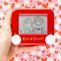 Image 1 of Ellie & Carl Etch A Sketch