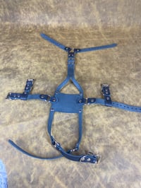Image 3 of Leather Head Harness Panel Gag (No ball version)