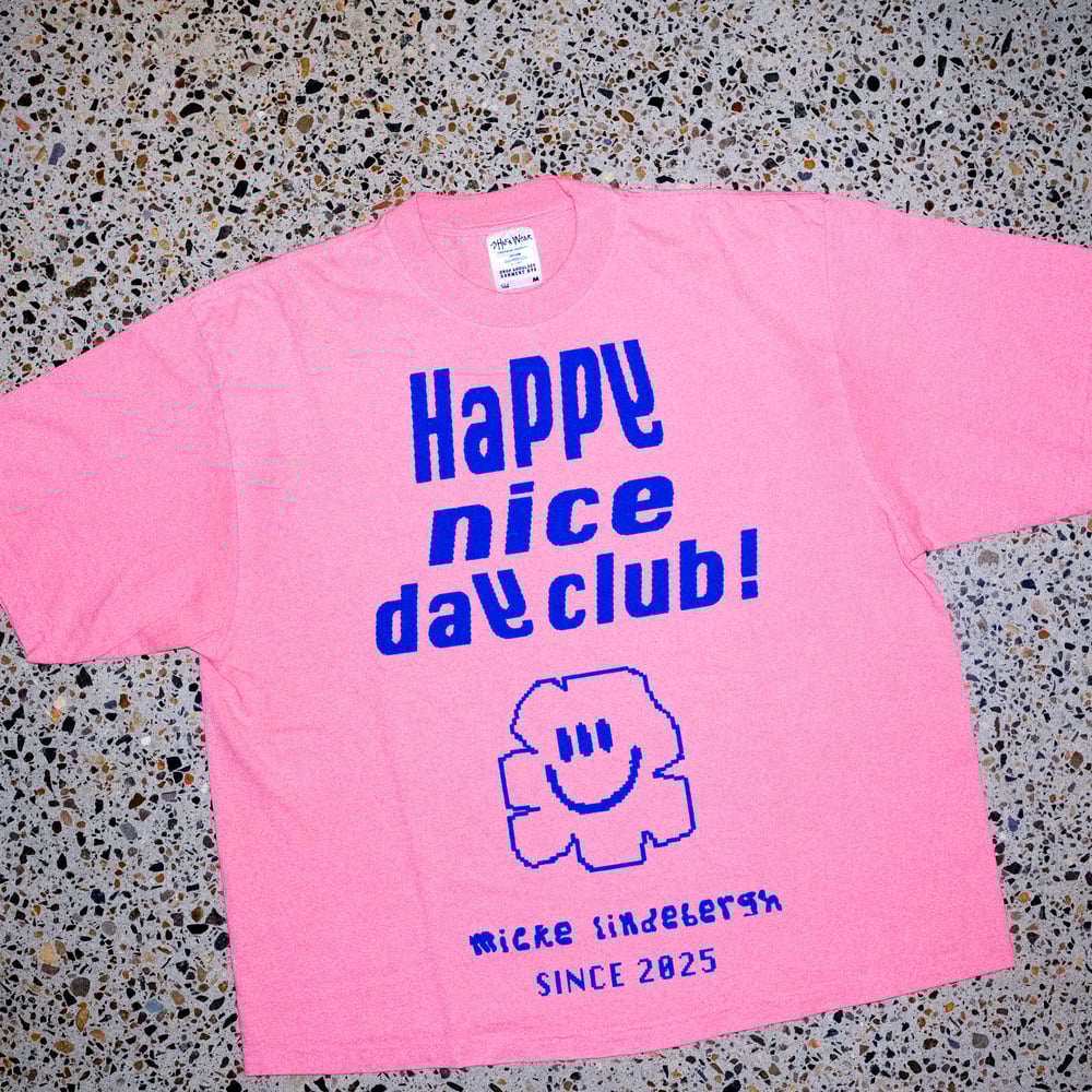 Image of Happy nice day club! Size medium Coral