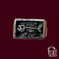 Image 2 of Fish Bones Ring 