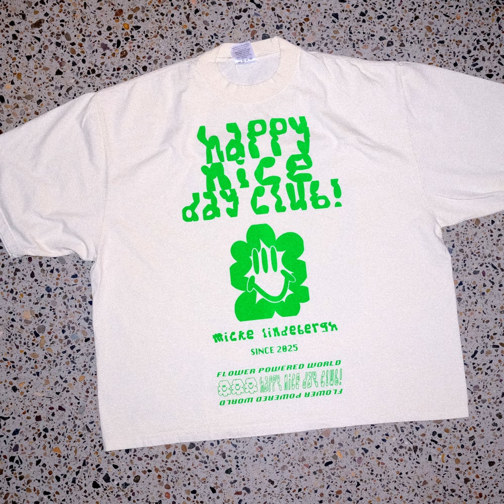 Image of Happy nice day club! Size large Cream