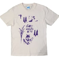 Image 1 of loveawaitsU purple tee