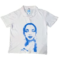 Image 1 of sade/white polo