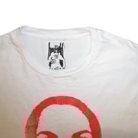 Image 2 of sade/red on white tee