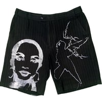 Image 1 of pinstripe shorts