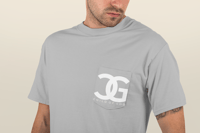 Image 2 of Child of God Pocket Tee / Grey  Unisex